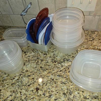 Plastic clear bowls
