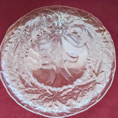 Christmas platter, snowman chip and dip