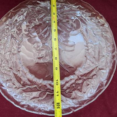 Christmas platter, snowman chip and dip