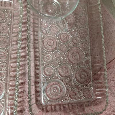 Anchor Glass Snack Set