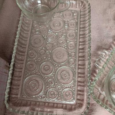 Anchor Glass Snack Set