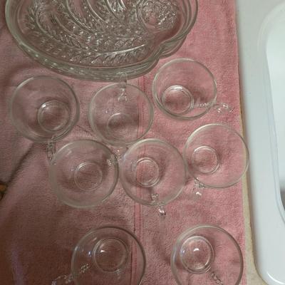 Federal Glass Snack sets