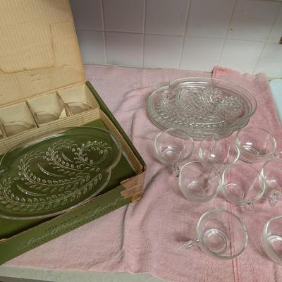 Federal Glass Snack sets