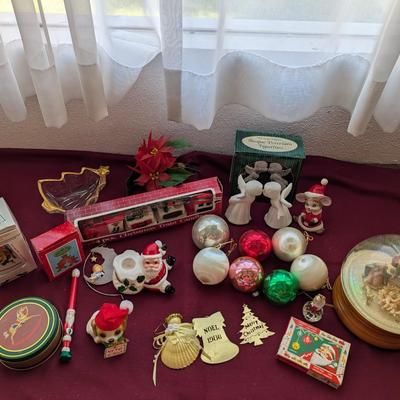 Christmas Globe and Other Decorations