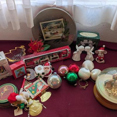 Christmas Globe and Other Decorations