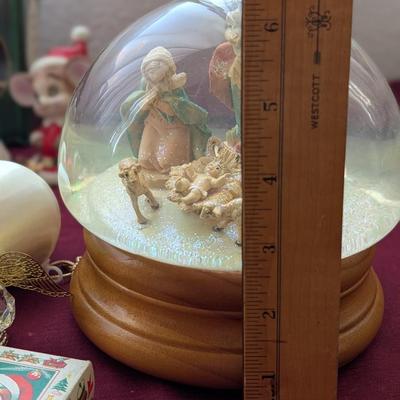 Christmas Globe and Other Decorations