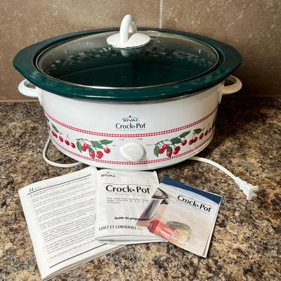 Lot 496 Rival Large Crock pot