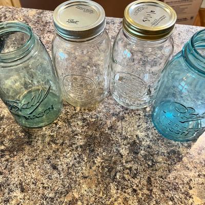 Lot 518 Canning jars