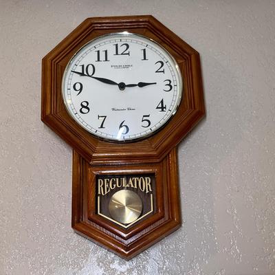 Lot 527 Regulator Wall Clock