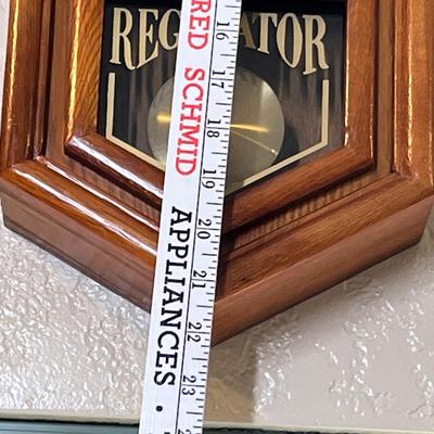 Lot 527 Regulator Wall Clock