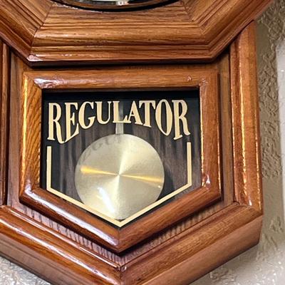 Lot 527 Regulator Wall Clock