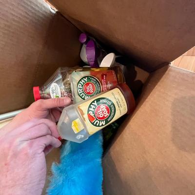 Lot 531 Big box of cleaning supplies