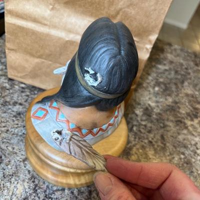 Lot 640 Native American music box