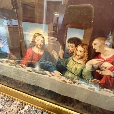 Lot 548 Last Supper Antique print