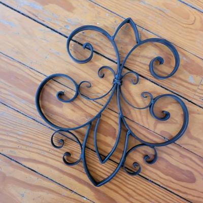 Sale Photo Thumbnail #442: Coat hangers have hardware, wall deco is iron