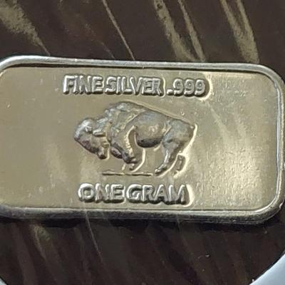 1 gram Silver