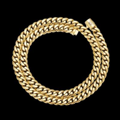 14kt Gold Filled Miami Cuban Curb Link Chain Necklace