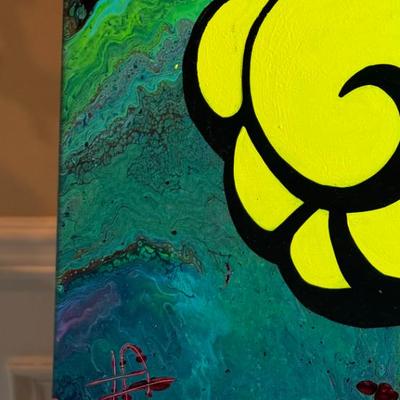 Original contemporary pop art painting by The Algerian Painter.”