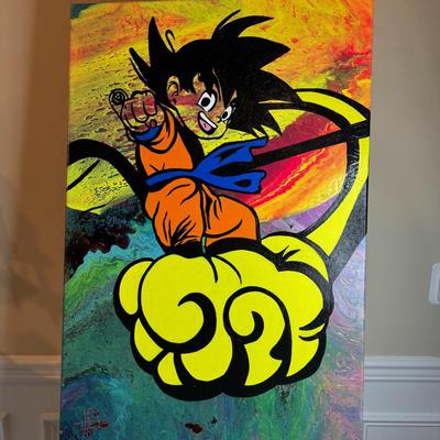 Original contemporary pop art painting by The Algerian Painter.”