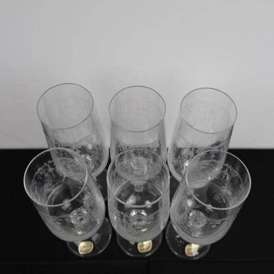 Bohemia Crystal, Champagne Flutes (6)