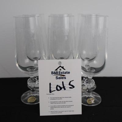 Bohemia Crystal, Champagne Flutes (6)