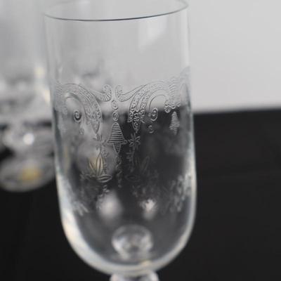 Bohemia Crystal, Champagne Flutes (6)