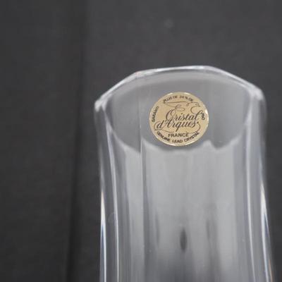 France Crystal Champange Flutes - (4)