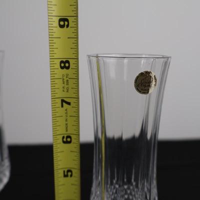 France Crystal Champange Flutes - (4)