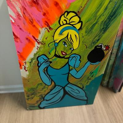 Original contemporary pop art painting by The Algerian Painter