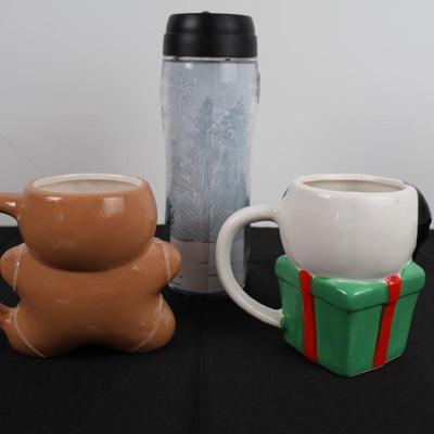 Holiday Mugs & Watter Bottle - (3)