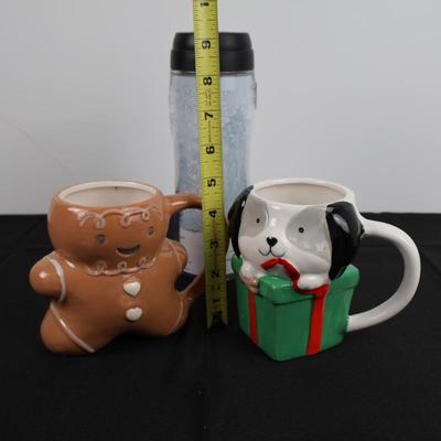 Holiday Mugs & Watter Bottle - (3)