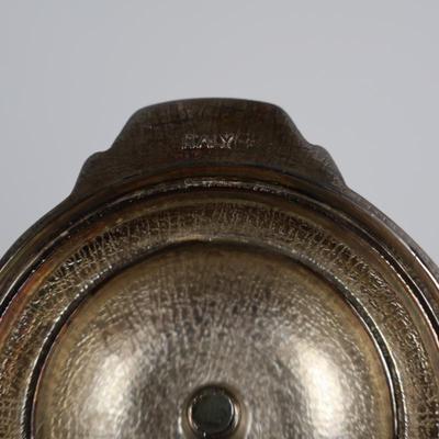 Italian Pewter Glass Pitcher