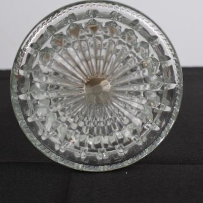 Italian Pewter Glass Pitcher