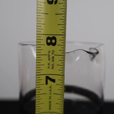 MCM Glass Martini Pitcher & Stirer