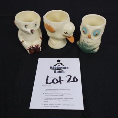 Vintage Egg Cups (3)