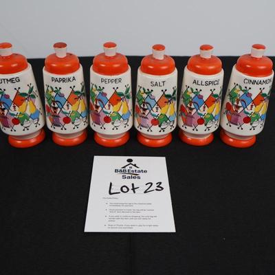 Vintage Spice Containers, Japan (6)