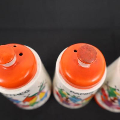 Vintage Spice Containers, Japan (6)