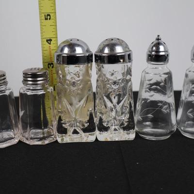 Glass Salt & Pepper Shakers (Lot 3)