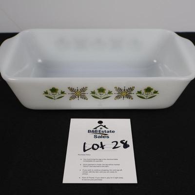 Vintage FireKing Casserole Dish