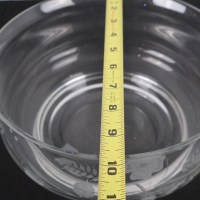 Floral Etching Bowl