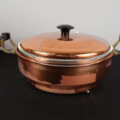 Coppercraft Pryrex Dish & Ice Bucket
