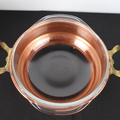 Coppercraft Pryrex Dish & Ice Bucket