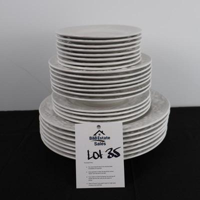 Stoneware China Plates & Bowls (26)