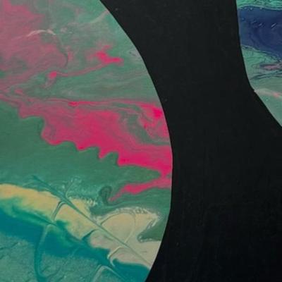 Original contemporary pop art painting by The Algerian Painter