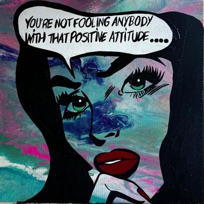 Original contemporary pop art painting by The Algerian Painter