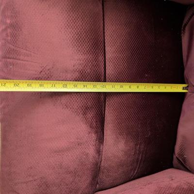 Sale Photo Thumbnail #49: Well loved Lazy Boy Recliner, maroon in color.  Still has lots of life left.