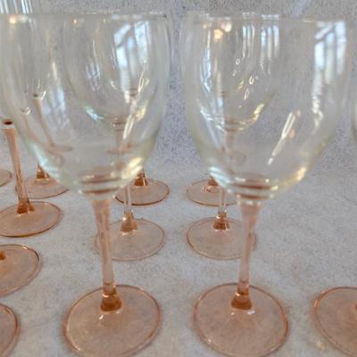 Sale Photo Thumbnail #392: Vintage Luminarc Pink-Stemmed cocktail glasses set of 23 
dessert wine-8
champagne-8
wine-7