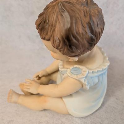 Sale Photo Thumbnail #397: Vintage Bisque Piano Babies figurines 
hand painted 
8.5 x 5 x 6.5
no flaws