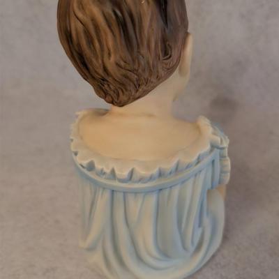 Sale Photo Thumbnail #398: Vintage Bisque Piano Babies figurines 
hand painted 
8.5 x 5 x 6.5
no flaws