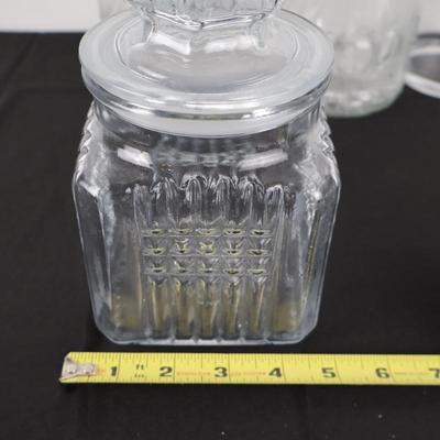 Sugar/Candy Jars Lot (4)